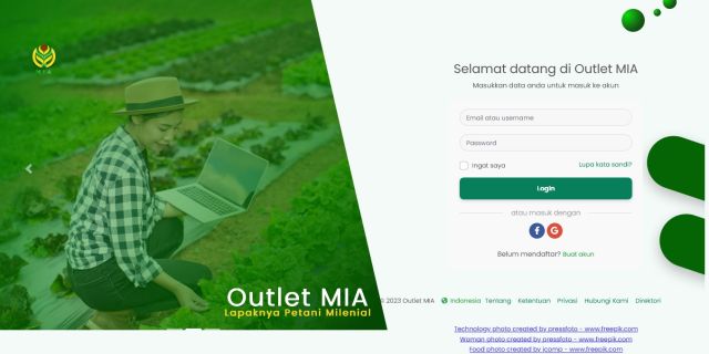 「MIA Outlet」 農家がインドネシアの農業セクターを改善するプラットフォーム