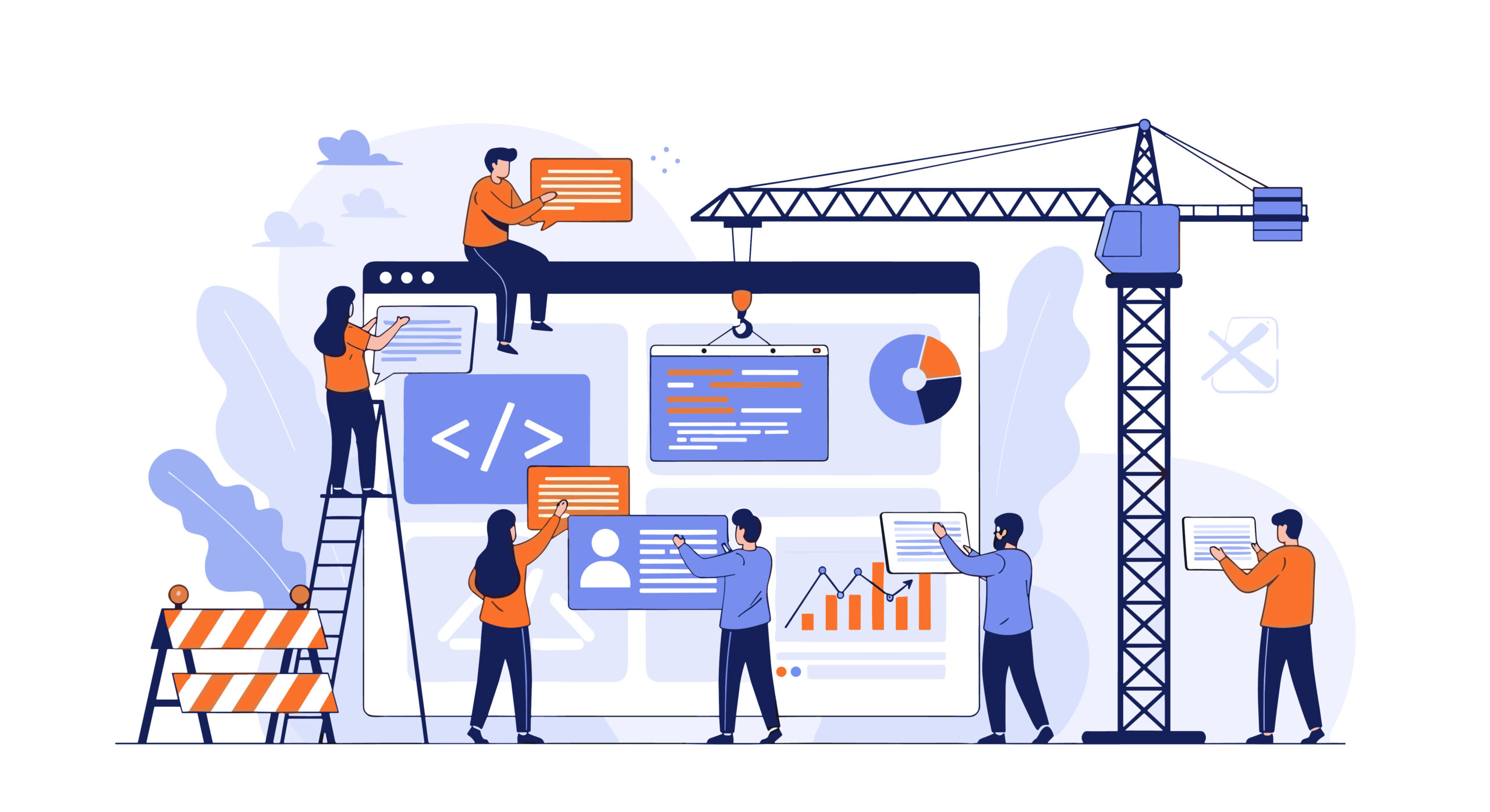 Webサイトのパーツを組み立てる開発プロセス
