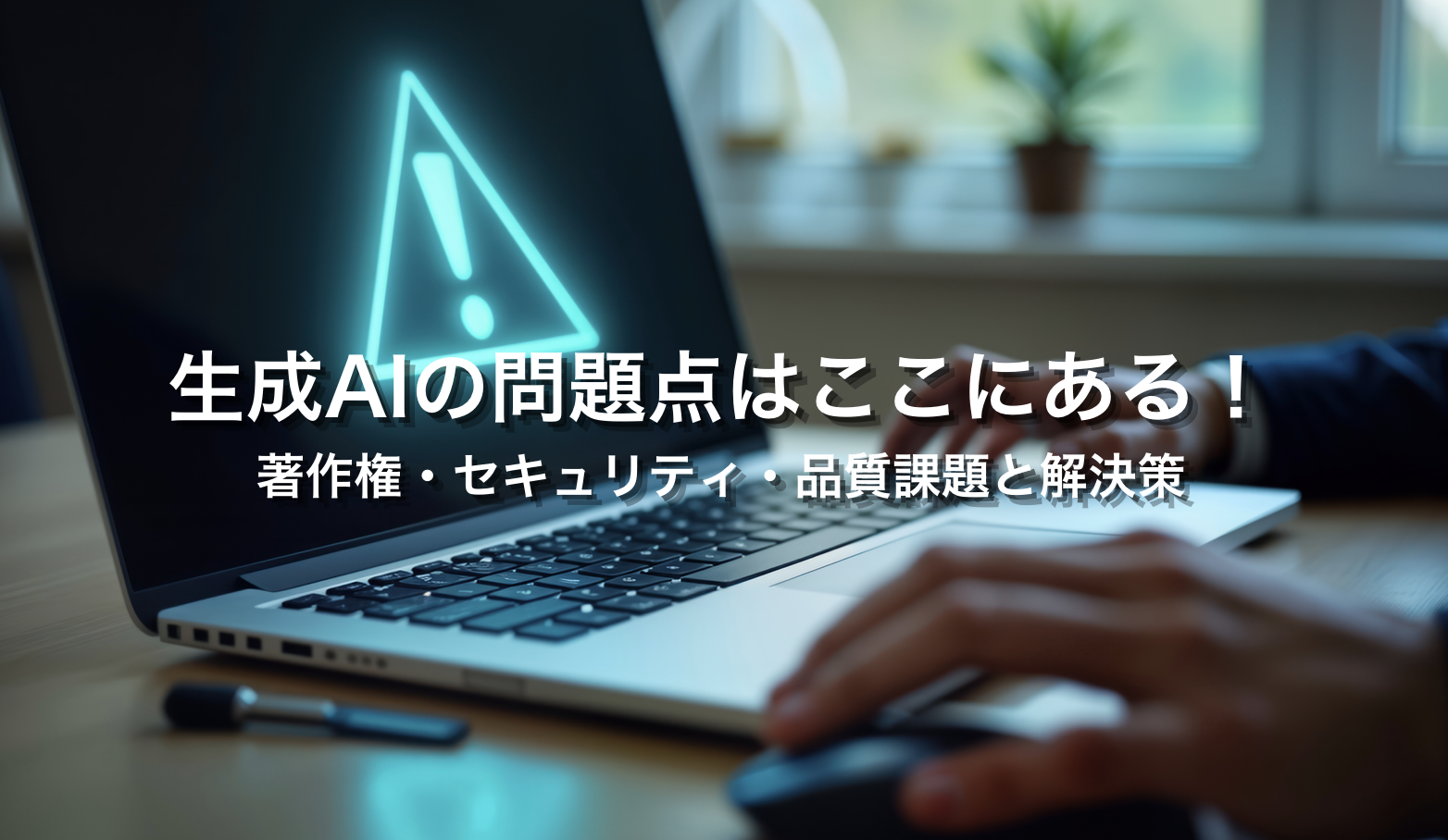 生成AIの問題点はここにある! 著作権・セキュリティ・品質課題と解決策