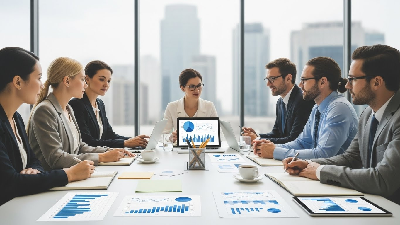 会議中のイメージ画像