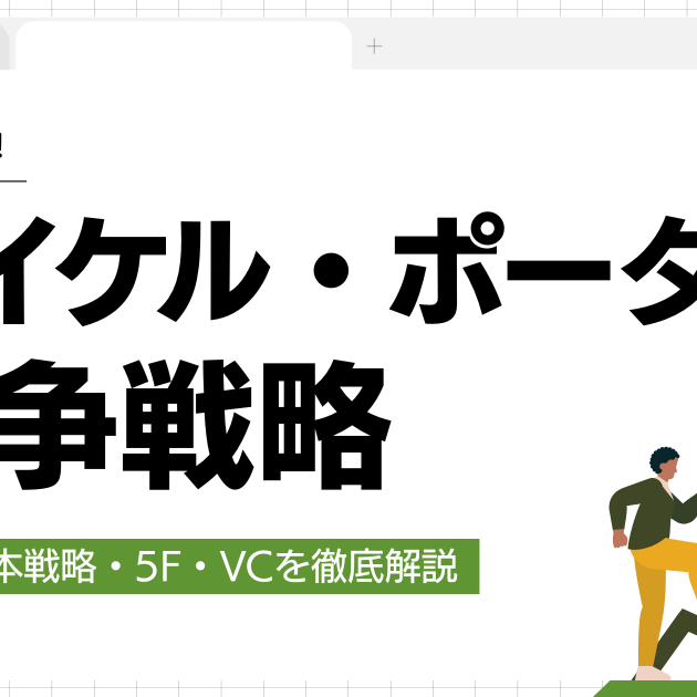 実践ガイド】マイケル・ポーター競争戦略｜3つの基本戦略・5F・VCを