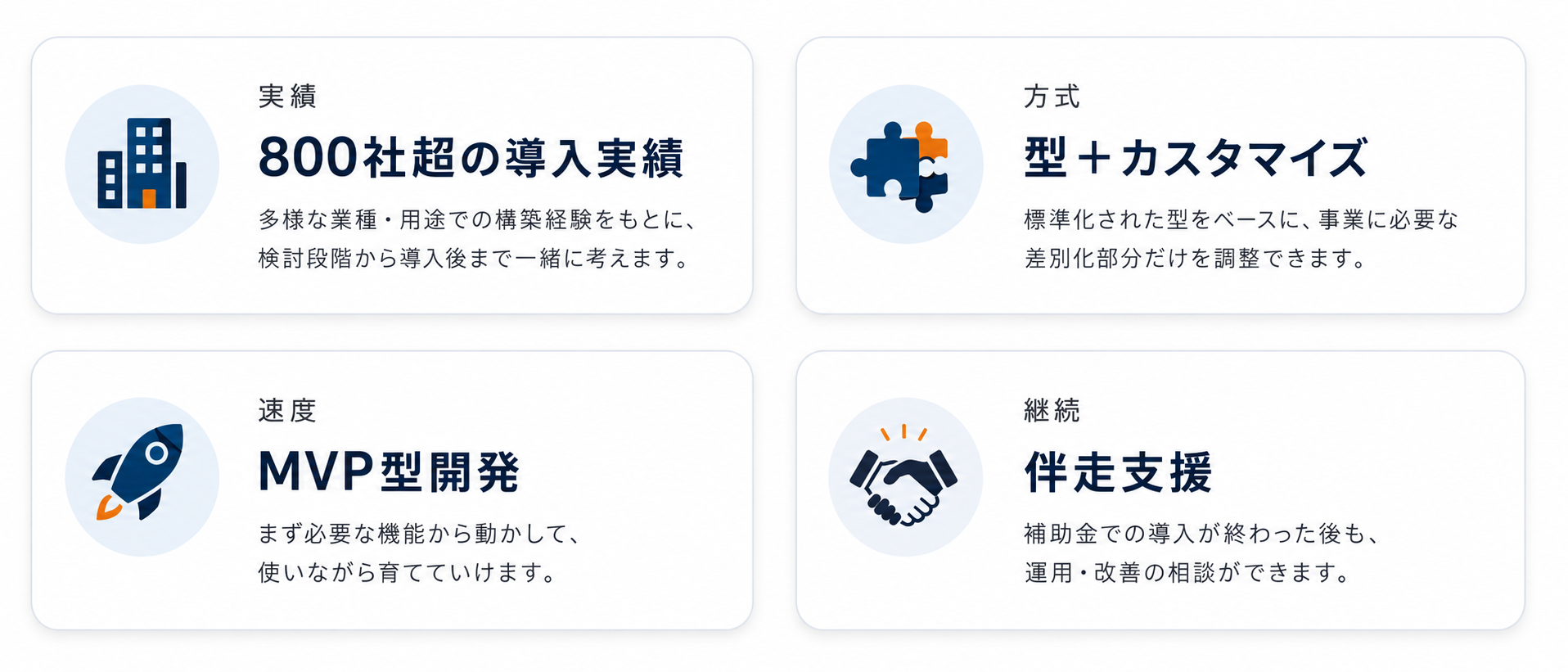 選ばれる理由
